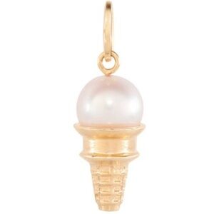 Catbird Discontinued Pearl Ice Cream Charm - Never Used in Original Box!